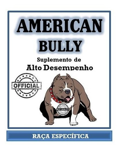 Suplemento American Bully Monster Combo 4 Potes De 500gr Cd