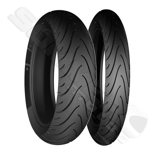Par Pneu Triumph Tt 600 120-70-17 + 180-55-17 Michelin