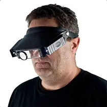 Comprar Lupa Lente De Visera De Cabeza 2 Led 2 Lupas Pilas D Obsequi