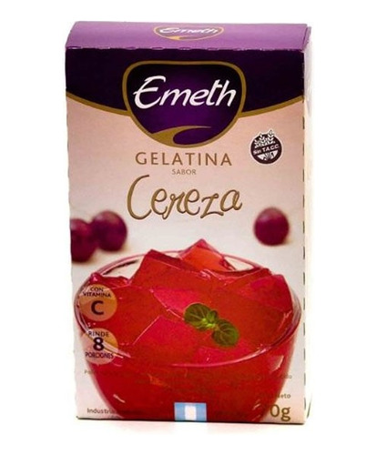 Gelatina Emeth Cereza X 6 Und X 70gr - Almacen Mingo