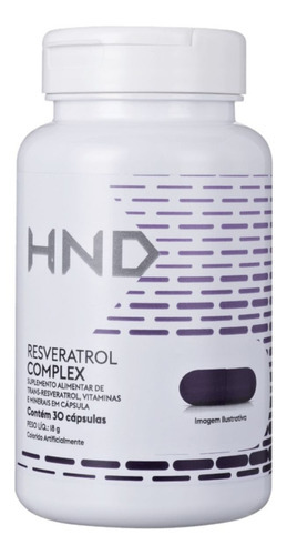 Antioxidante Resveratrol Complex De Vitaminas 30 Cápsula Hnd