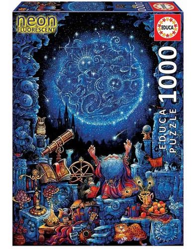 Puzzle 1000 Piezas Rompecabezas Neon Astrologer Educa