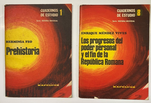 Cuadernos De Estudio / Historia Universal 1 Y 8      Cl02