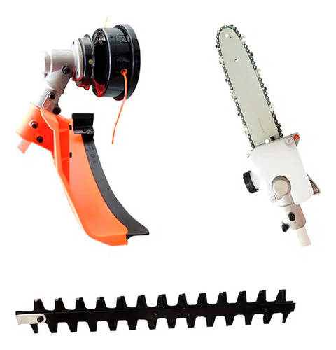 Desbrozadora Power Cat 33cc Multifuncional 3 En 1
