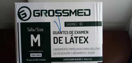 Guantes De Látex Descartable, Talla M, S Y L.