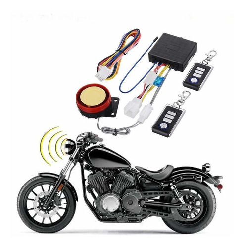 Bonatech Dc12v Motocicleta Antirrobo Alarma Sistema De Segu.