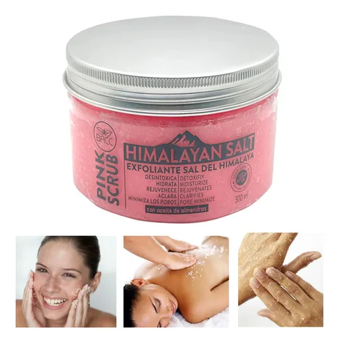 Sal Del Himalaya Exfoliante Rejuvenece Hidrata Aclara Piel