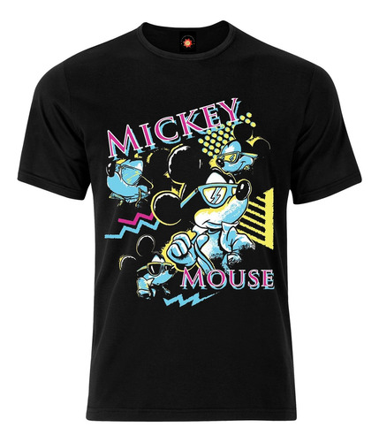 Remera Estampada Varios Diseños Mickey Mouse Gafas