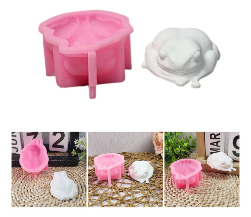 Moldes De Silicona Hechos A Mano Para Ranas, Yesos, Moldes P