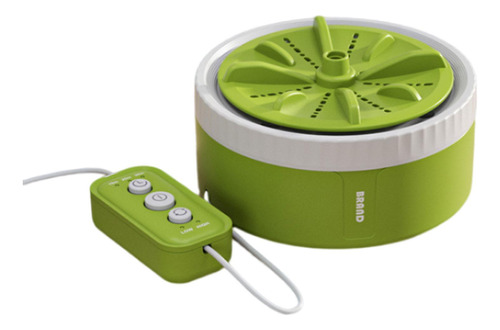 Mini Lavadora De Turbina Alimentada Por Usb Verde