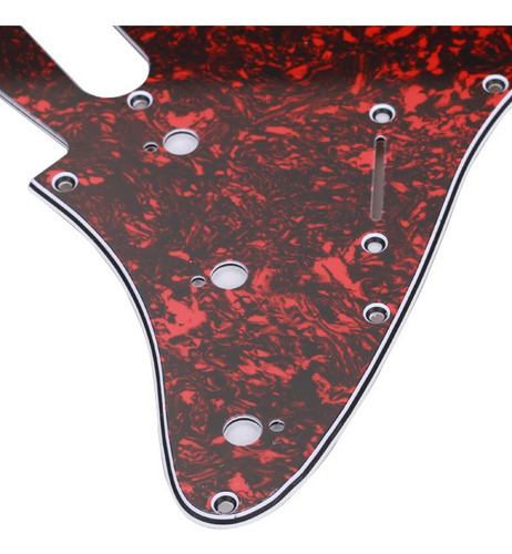 11 Agujeros Sss Pickguard Red Tortoise Shell Pick Guard Para
