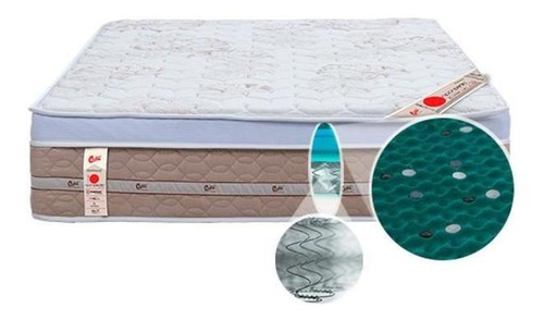 Colchãocastor Massageador Casal Niponpedic Onetecnopedic 138 Cor Bege