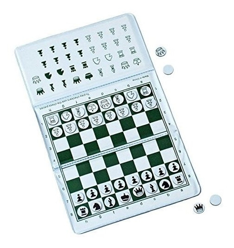 Juego De Mini Ajedrez Magnetico De Bolsillo