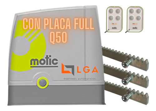 Kit Motor Porton Corredizo Motic Alse 600 Edificio Cochera 