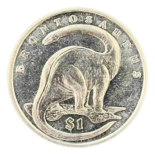 Sierra Leona - 1 Dolar - Año 2006 - Brontosaurio - Km #324