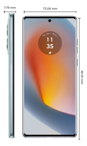 Celular Motorola Moto Edge 50 Fusion 512gb 12gb Ram Arctic Blue