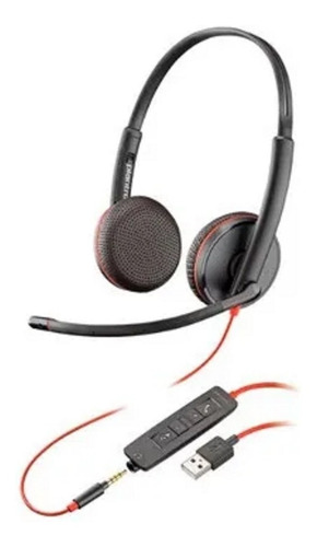 Imagem 2 de 5 de Headset Plantronics Estéreo C3225 Usb P/n 209747-101