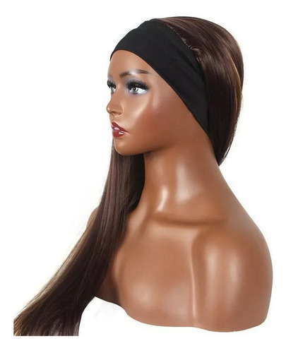Para Peluca De Diadema Larga Recta For Mujer