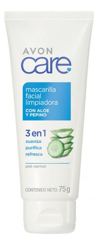 Mascarilla Facial Limpiadora Aloe Y Pepino De Avon Care 75g 