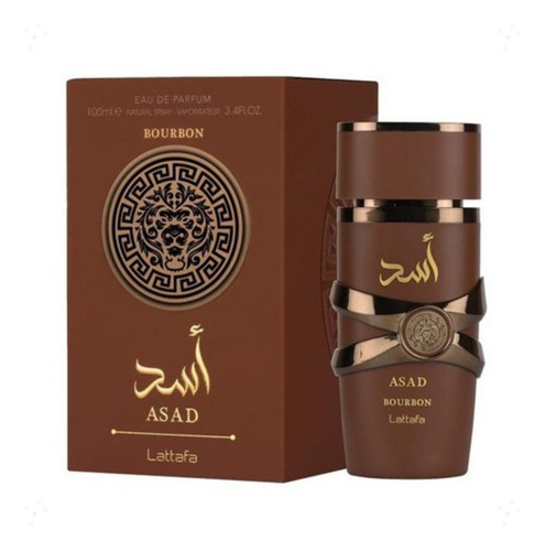 Perfume Lattafa Asad Bourbon Edp Masculino 100ml Original Lacrado Homem