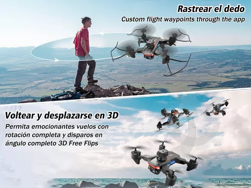 Mini Dron Con Cámara Hd 4 Baterías Y Caja De Presentación