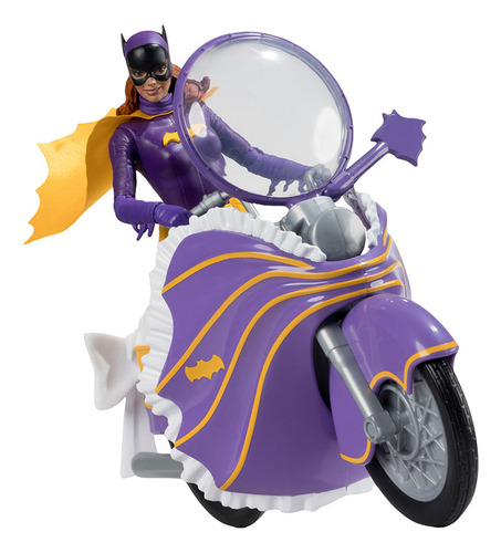 Batgirl Moto Mc Farlane 16cm Batman66 15154 Dc Coleccion