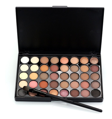 Imagen 1 de 7 de Paleta De Sombras De Ojos De Maquillaje De 40 Colores