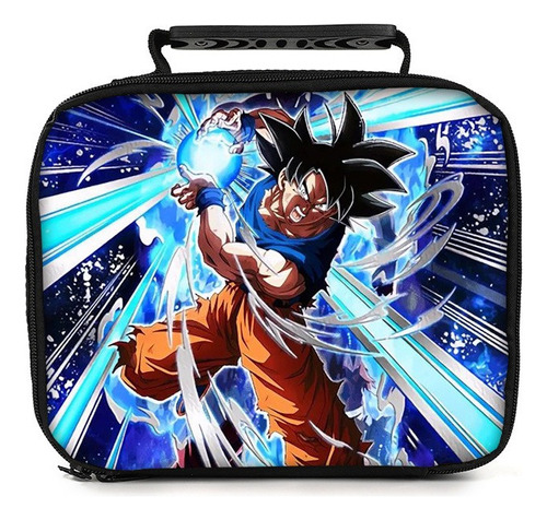 Fiambrera Portátil Para Estudiantes Son Goku Super Saiyan