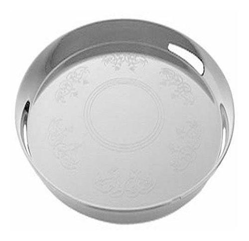 Fineline Settings Platter Pleasers White Supreme 18  Round T