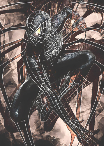 Poster Spiderman Autoadhesivo 100x70cm#1326