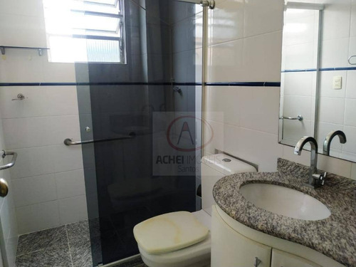 Apartamento Ótimo Estado Com 2 Dorm À Venda, 84 M² Por R$ 360.000 - Marapé - Santos/sp - Ap10493