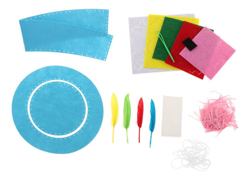 Kits De Materiales Para Capó De Pascua Diy Para Azul