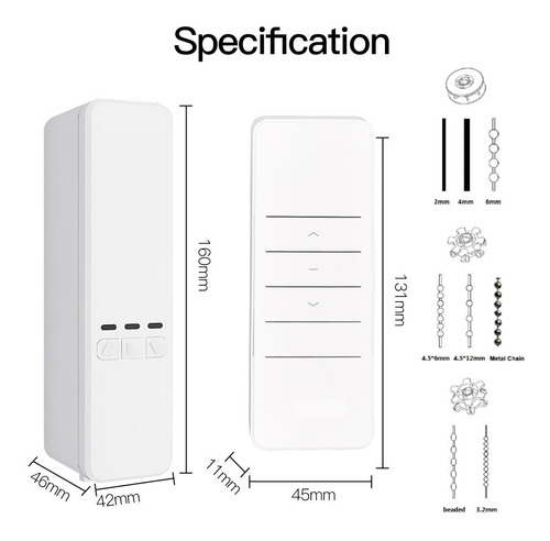 Motor Para Cortinas Roller Wifi Control Remoto Domotica