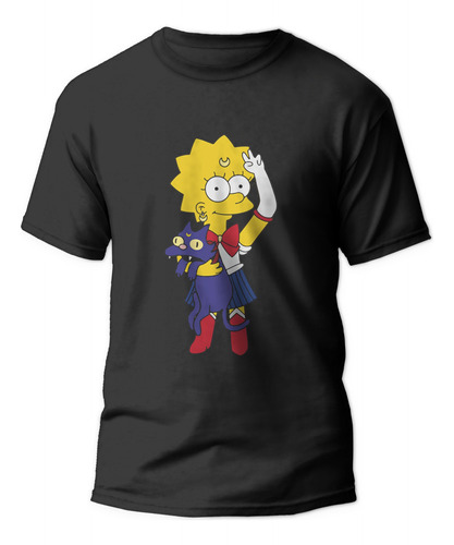 Polera Sailor Moon Lisa Mujeres Niña Anime Otaku Juvenil