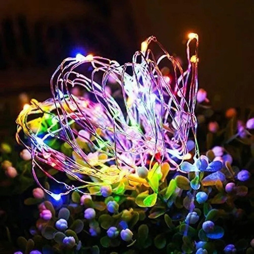 Cadena De Luces Solares, Decoración Navideña, 6 X 20 M, 200