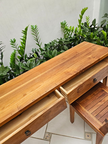 Mesa De Jantar Madeira Maciça Impecavel Marrom-claro Marrom-claro