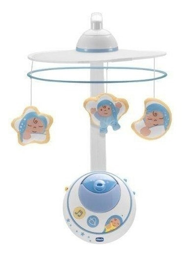 Imagen 1 de 4 de Chicco Móvil Para Cuna Estrellas Mágicas, Color Azul
