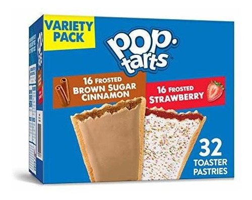 Pack Pop-tarts Kellogg's: 32 Unidades Variadas.