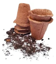 Comprar Macetas Biodegradables Turba Y Celulosa X5 Huertas Plantas