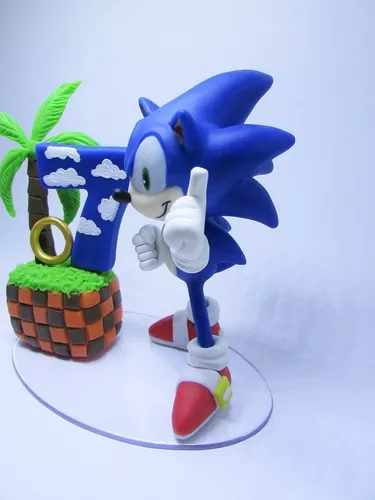 Sonic: Correndo + Argola + Vela (topo Biscuit)