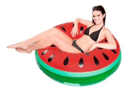 :* Sandia Gigante Inflable Flotador Salvavidas