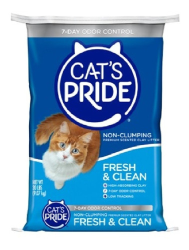 Imagen 1 de 4 de  Arena Gato Cats Pride Premium Fresh & Clean X 10 Lb (4.5kg)