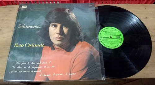 Beto Orlando Solamente 1973 Disco Vinilo Lp