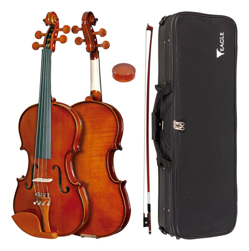 Violino Eagle 4/4 Ve441 Case, Breu, Arco + Oferta!