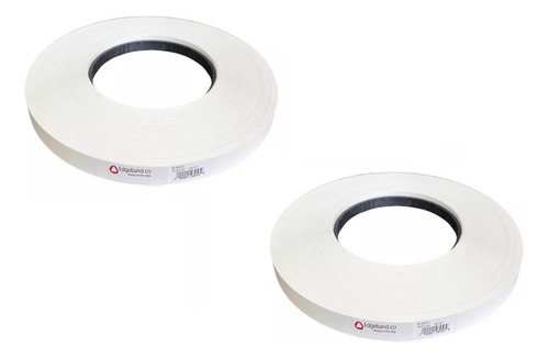 Pack De 2 Tapacantos Blancos Encolados 18 Mm Rollo 100 Mt