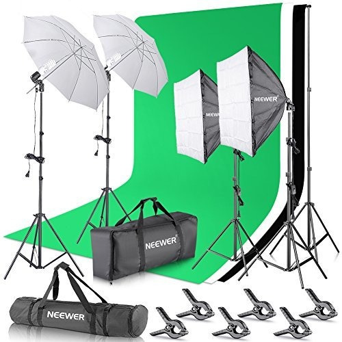 Soporte Fondo Kit Iluminacion Continua Para Fotografia