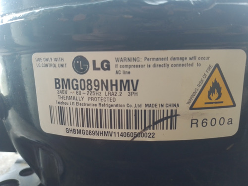 Compresor Neveras LG Inverter (Usado)