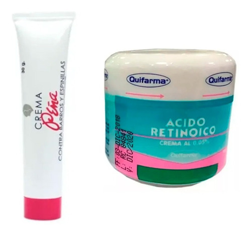 Ácido Retinoico Crema + Crema Peña - Tratamiento De Acné 