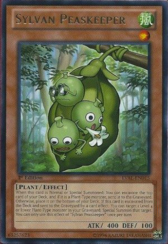 Yu-gi-oh! - Sylvan Peaskeeper (lval-en015) - Legacy Of The V