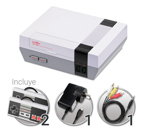Consola 500 Juegos Retro Nes Level Up Av